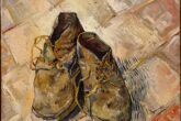 Agrate scarpe dipinto Van Gogh