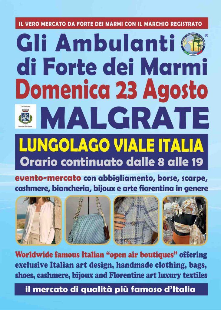 malgrate lecco ambulanti forte dei marmi