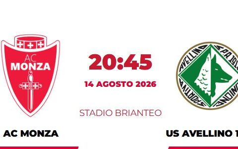 Monza Avellino coppa italia