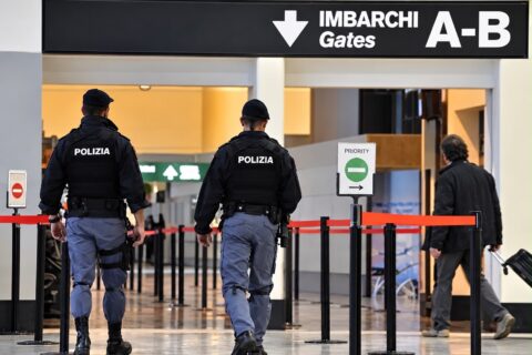 Monza POLIZIA aeroporto